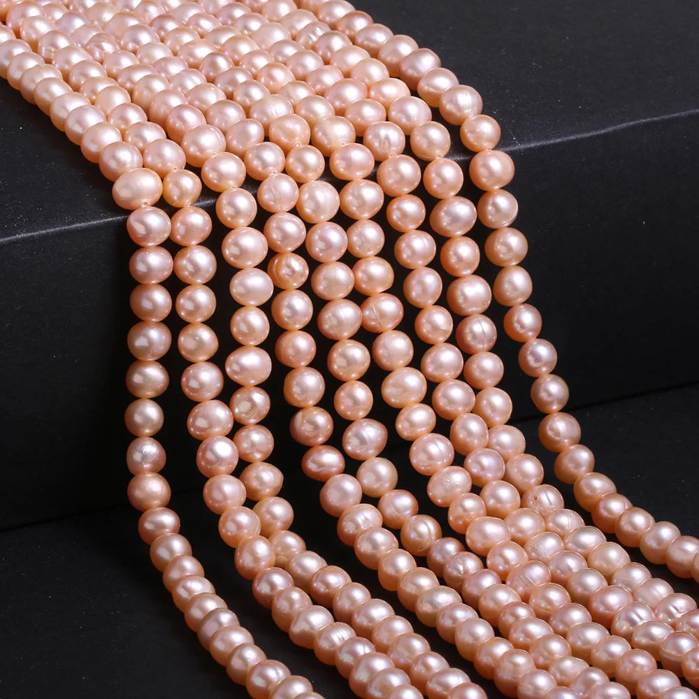 Natural Freshwater Pearl Beads High Quality Potato-shaped Punch Loose Beads for Make Jewelry DIY Bracelet Necklace Accessories