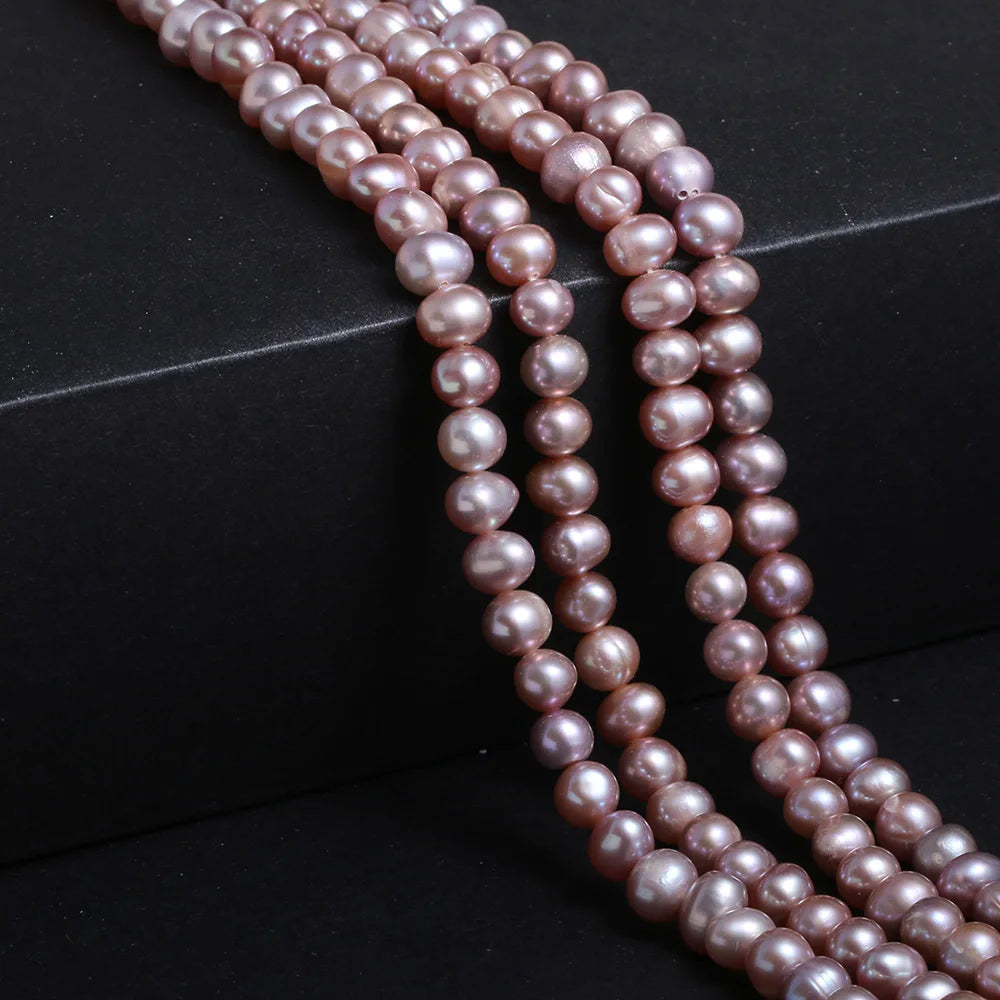 Natural Freshwater Pearl Beads High Quality Potato-shaped Punch Loose Beads for Make Jewelry DIY Bracelet Necklace Accessories