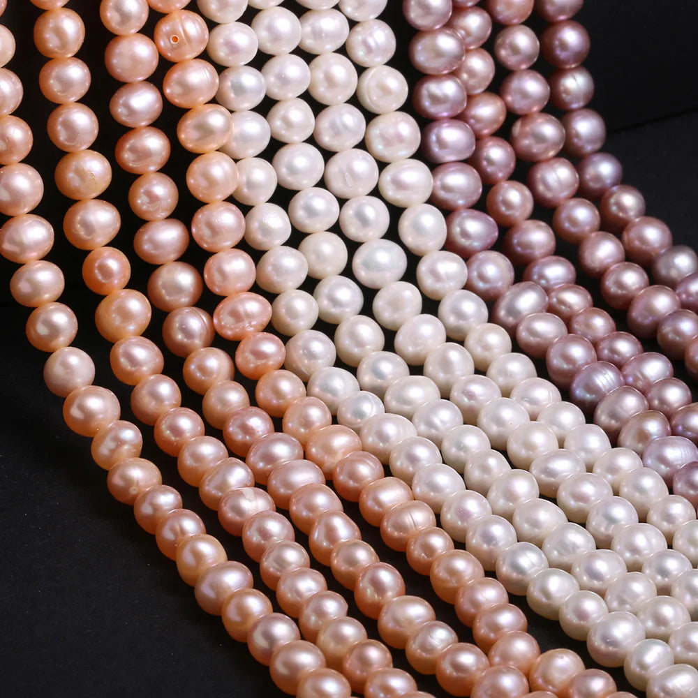 Natural Freshwater Pearl Beads High Quality Potato-shaped Punch Loose Beads for Make Jewelry DIY Bracelet Necklace Accessories