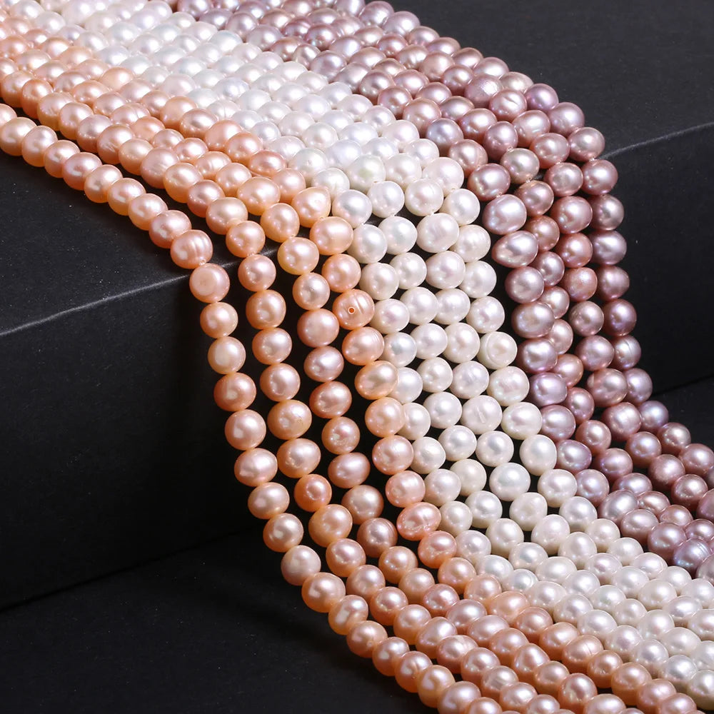 Natural Freshwater Pearl Beads High Quality Potato-shaped Punch Loose Beads for Make Jewelry DIY Bracelet Necklace Accessories