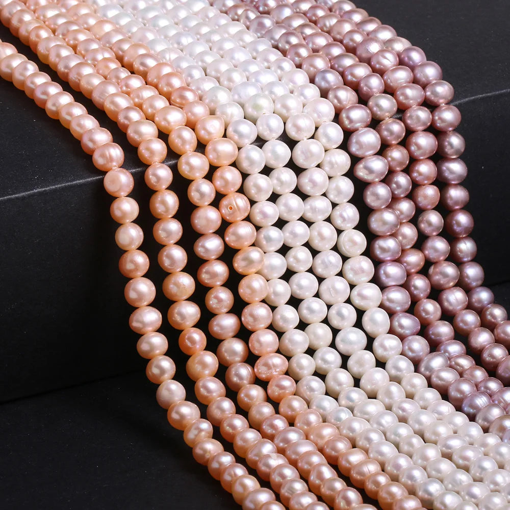 Natural Freshwater Pearl Beads High Quality Potato-shaped Punch Loose Beads for Make Jewelry DIY Bracelet Necklace Accessories