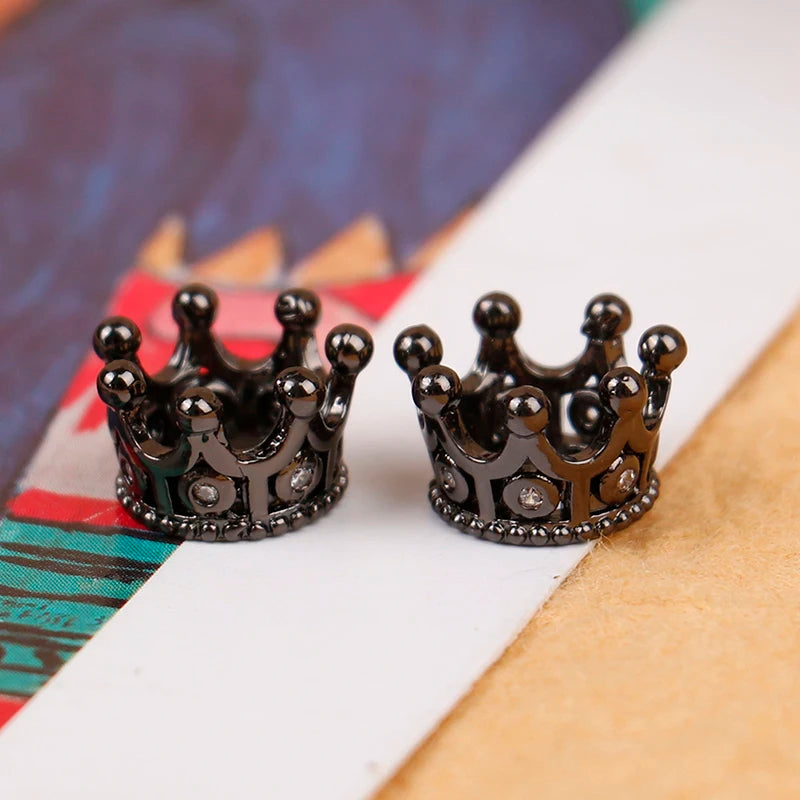 2 Pcs Mini Metal Crown Wedding Romantic Pearl Garland Girls Hair Ornaments Favors Party Children Fashion Jewelry Gift